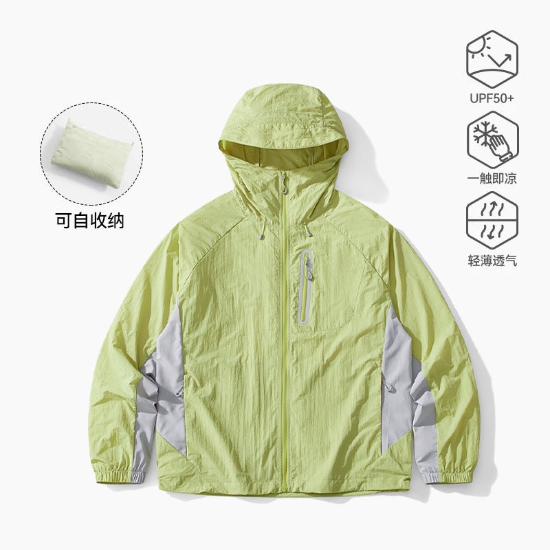 Shan Ye Unisex Sun Protection Clothing – UPF50+ Hooded Windbreaker for Outdoor Activities - Image 1